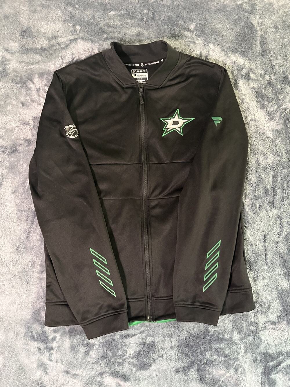 Dallas Stars Full-Zip Jacket Size M Medium NHL Fanatics Authentic Pro Rink